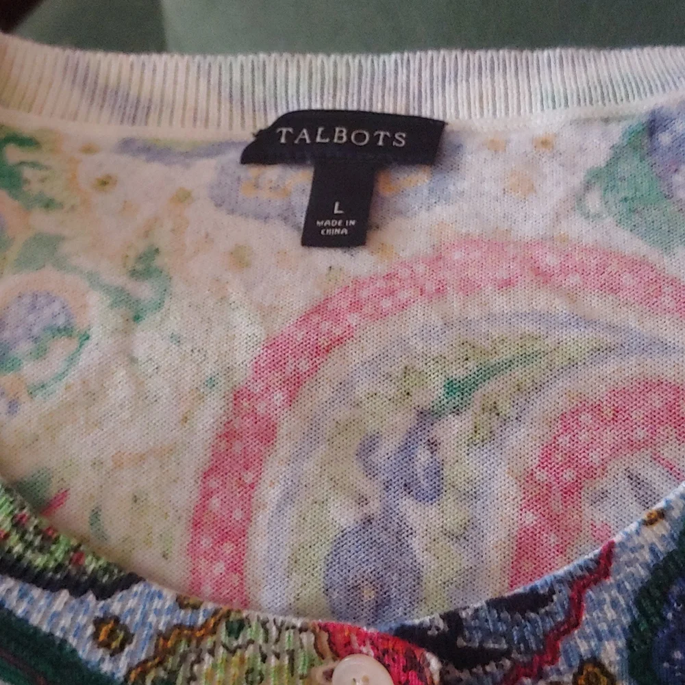 Talbot Colorful Cardi - Picture 2 of 4